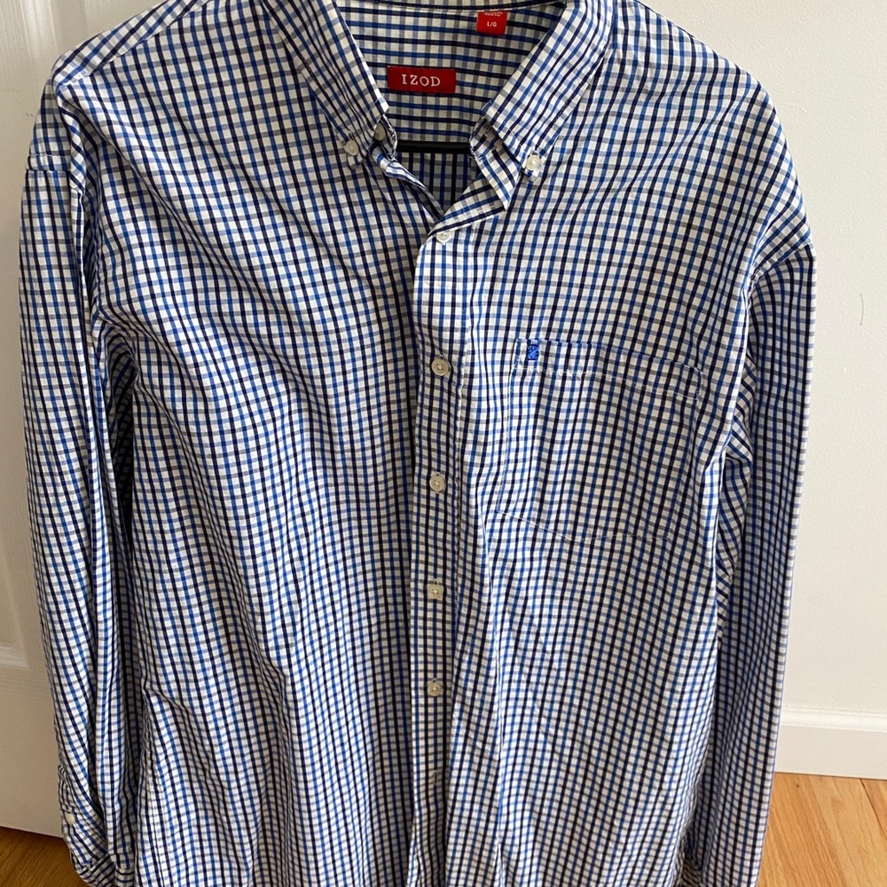 IZOD button down shirt size large